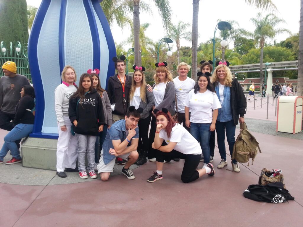 Youth Group at Disneyland